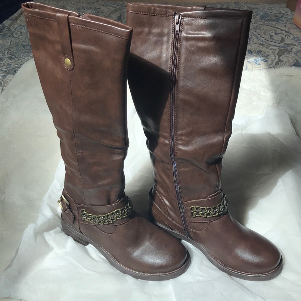 Reneeze Brown Riding Boots Size 8